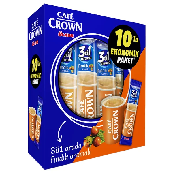 CAFE CROWN 3Ü1 ARADA 10'LU MP